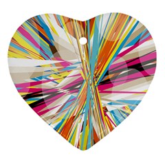 Illustration Material Collection Line Rainbow Polkadot Polka Ornament (heart)