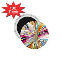 Illustration Material Collection Line Rainbow Polkadot Polka 1 75  Magnets (100 Pack) 