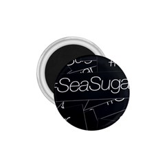 Sea Sugar Line Black 1 75  Magnets