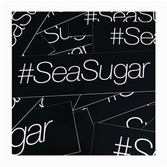 Sea Sugar Line Black Medium Glasses Cloth (2-side)