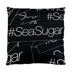 Sea Sugar Line Black Standard Cushion Case (two Sides)