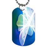 Net Sea Blue Sky Waves Wave Chevron Dog Tag (One Side) Front