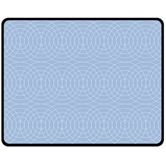 Seamless Lines Concentric Circles Trendy Color Heavenly Light Airy Blue Fleece Blanket (medium) 