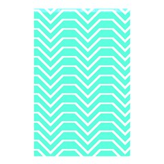 Seamless Pattern Of Curved Lines Create The Effect Of Depth The Optical Illusion Of White Wave Shower Curtain 48  X 72  (small)  by Mariart