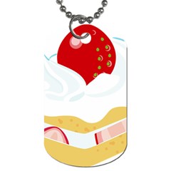 Seeds Strawberry Bread Fruite Red Dog Tag (one Side) by Mariart