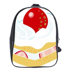 Seeds Strawberry Bread Fruite Red School Bags(large)  by Mariart