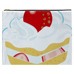 Seeds Strawberry Bread Fruite Red Cosmetic Bag (xxxl) 