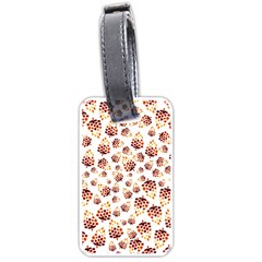 Pine Cones Pattern Luggage Tags (one Side)  by Mariart