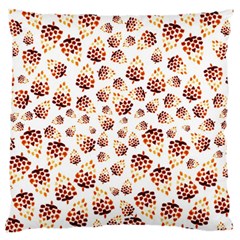 Pine Cones Pattern Large Flano Cushion Case (one Side)