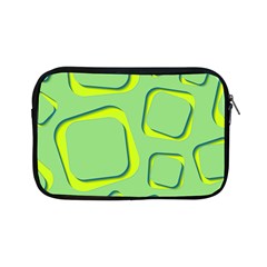 Shapes Green Lime Abstract Wallpaper Apple Ipad Mini Zipper Cases by Mariart