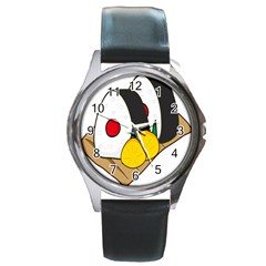 Sushi Food Japans Round Metal Watch by Mariart