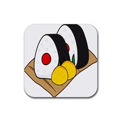 Sushi Food Japans Rubber Coaster (square) 
