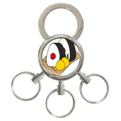 Sushi Food Japans 3-ring Key Chains by Mariart