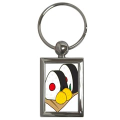 Sushi Food Japans Key Chains (rectangle)  by Mariart