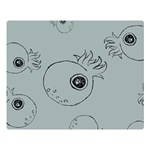 Tiny Octopus Double Sided Flano Blanket (Large)  Blanket Back