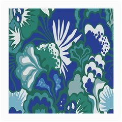 Tropics Leaf Bluegreen Medium Glasses Cloth by Mariart