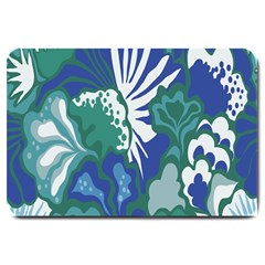 Tropics Leaf Bluegreen Large Doormat 