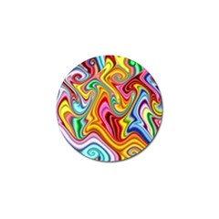 Rainbow Gnarls Golf Ball Marker (4 Pack) by WolfepawFractals