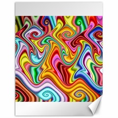 Rainbow Gnarls Canvas 12  X 16  