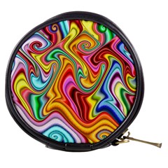 Rainbow Gnarls Mini Makeup Bags by WolfepawFractals