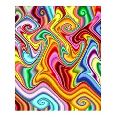 Rainbow Gnarls Shower Curtain 60  X 72  (medium)  by WolfepawFractals