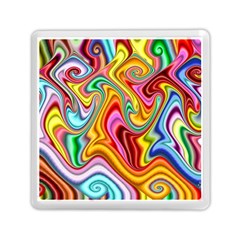 Rainbow Gnarls Memory Card Reader (square)  by WolfepawFractals