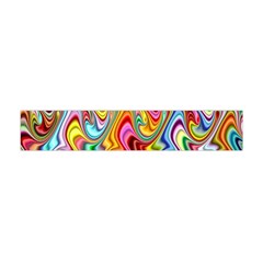 Rainbow Gnarls Flano Scarf (mini) by WolfepawFractals