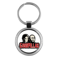 Goodfellas Putin And Trump Key Chains (round)  by Valentinaart