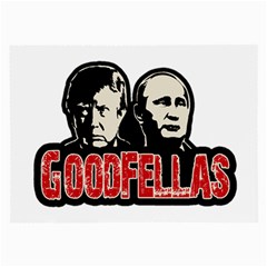 Goodfellas Putin And Trump Large Glasses Cloth by Valentinaart