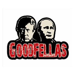 Goodfellas Putin And Trump Double Sided Flano Blanket (small)  by Valentinaart