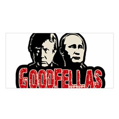 Goodfellas Putin And Trump Satin Shawl by Valentinaart