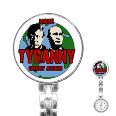 Make Tyranny Great Again Stainless Steel Nurses Watch by Valentinaart