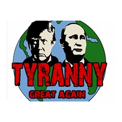 Make Tyranny Great Again Double Sided Flano Blanket (mini)  by Valentinaart