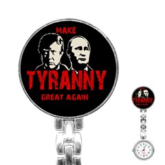 Make Tyranny Great Again Stainless Steel Nurses Watch by Valentinaart