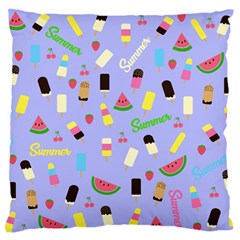 Summer Pattern Standard Flano Cushion Case (one Side) by Valentinaart