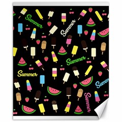 Summer Pattern Canvas 16  X 20  