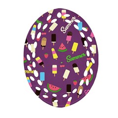 Summer pattern Ornament (Oval Filigree)