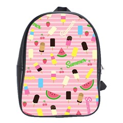 Summer Pattern School Bags (xl)  by Valentinaart