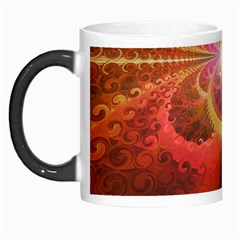 Liquid Sunset, A Beautiful Fractal Burst Of Fiery Colors Morph Mugs