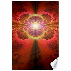 Liquid Sunset, A Beautiful Fractal Burst Of Fiery Colors Canvas 20  X 30  