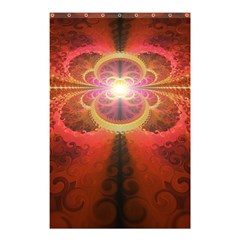 Liquid Sunset, A Beautiful Fractal Burst Of Fiery Colors Shower Curtain 48  X 72  (small)  by jayaprime