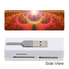 Liquid Sunset, A Beautiful Fractal Burst Of Fiery Colors Memory Card Reader (stick) 