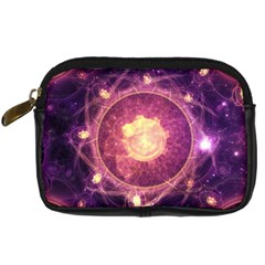 A Gold And Royal Purple Fractal Map Of The Stars Digital Camera Cases