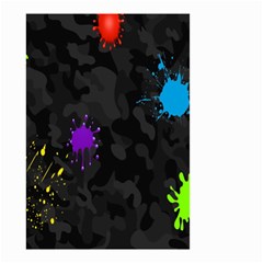 Black Camo Shot Spot Paint Small Garden Flag (two Sides) by Mariart