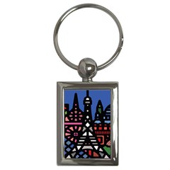 7 Wonders World Key Chains (rectangle) 