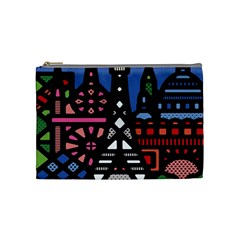 7 Wonders World Cosmetic Bag (medium)  by Mariart