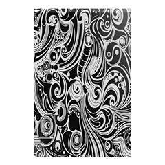 Black White Shape Shower Curtain 48  X 72  (small)  by Mariart