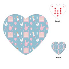 Baby Girl Accessories Pattern Pacifier Playing Cards (heart) 