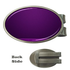 Board Purple Line Money Clips (oval) 