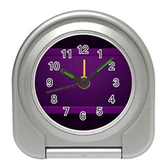 Board Purple Line Travel Alarm Clocks